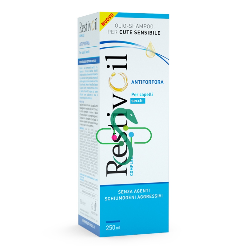 RestivOil Linea Anti-Forfora Complex Olio Shampoo Nutritivo Capelli Secchi 250ml