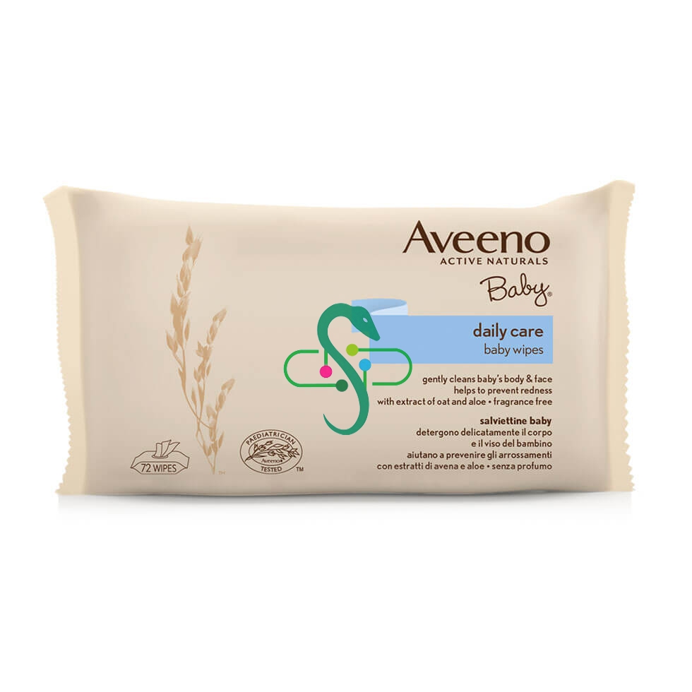 Aveeno Linea Baby Daily Care Salviettine 72 pezzi