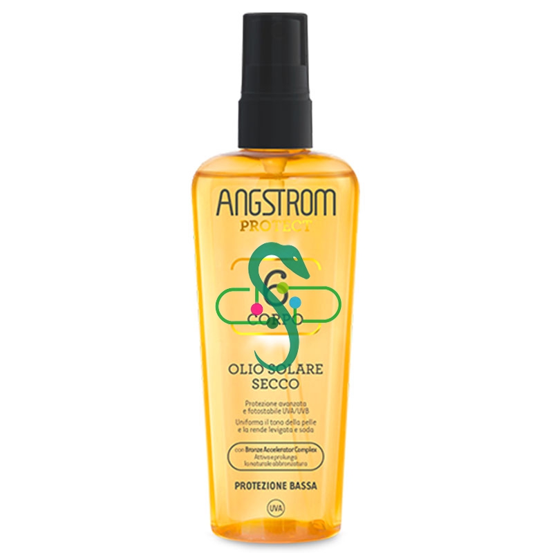 Angstrom Linea Corpo Olio Spray Solare Secco Protezione 6 150 ml