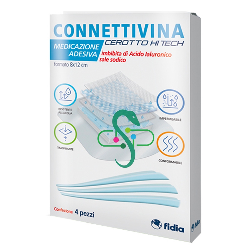Fidia Linea Dispositivi Medici Connettivina Cerotto HI Tech 8x12 cm